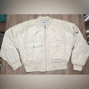 Reserve Fairfax Girl’s Ivory Bomber Jacket